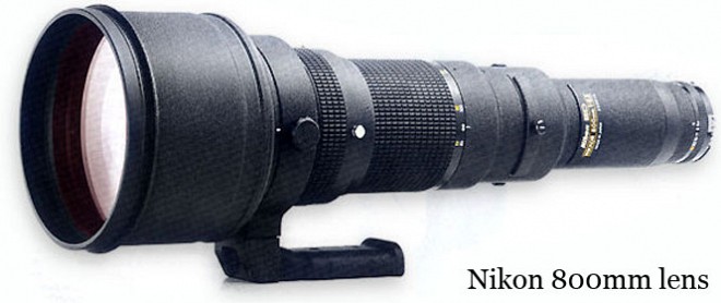 Nikon 800mm lens