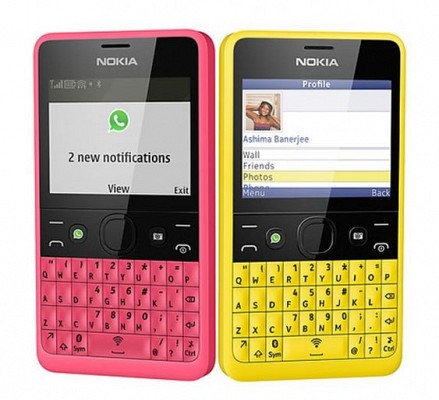 Nokia Asha 210 with WhatsApp