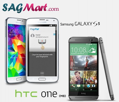 Samsung Galaxy S5 Vs HTC 1M8