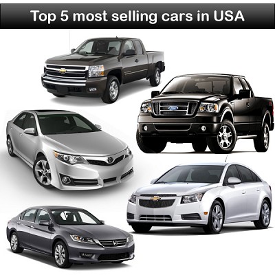 best selling cars in the USA
