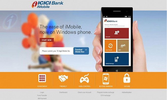 ICICI iMobile App