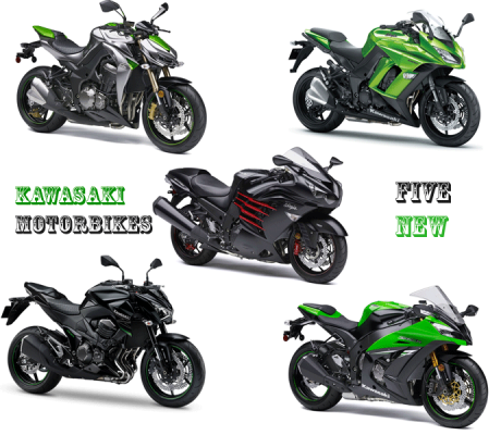 Five new Kawasaki bikes in India 2014