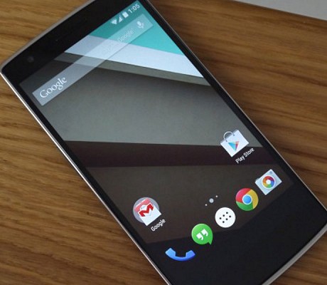 Google released Android L on nexus 5 and nexus 7