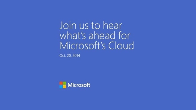 October 20 Event of Microsoft for Cloud Computing
