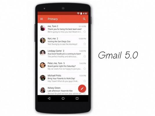 Gmail 5.0 Update