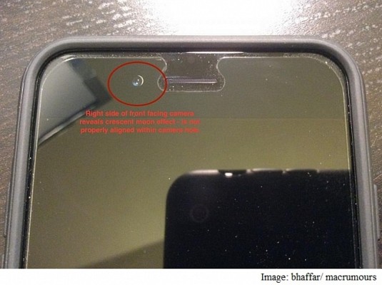 Misaligned iPhone 6 Front Camera