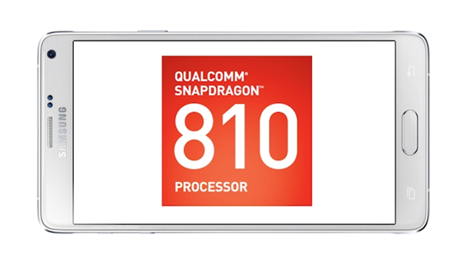Samsung Galaxy Note 4 with Snapdragon 810