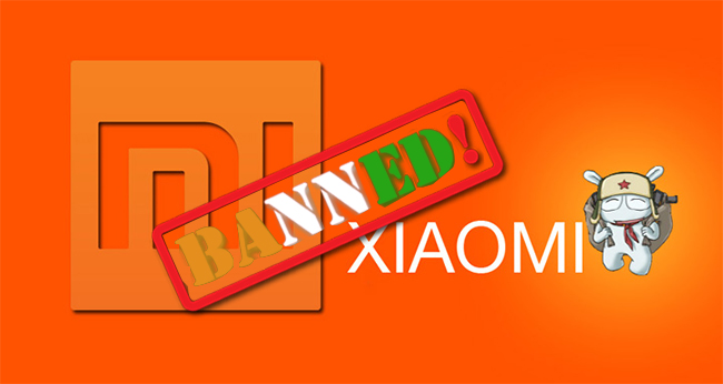 Xiaomi Banned in India