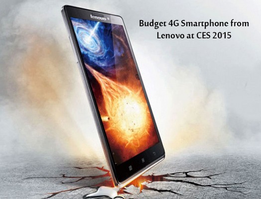 Lenovo 4G smartphone at CES 2015