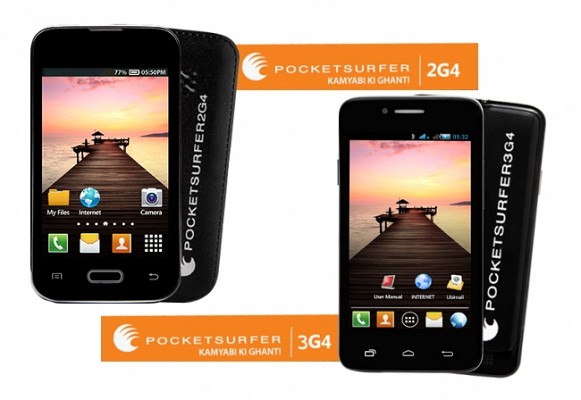 DataWind PocketSurfer 2G4 and 3G4 