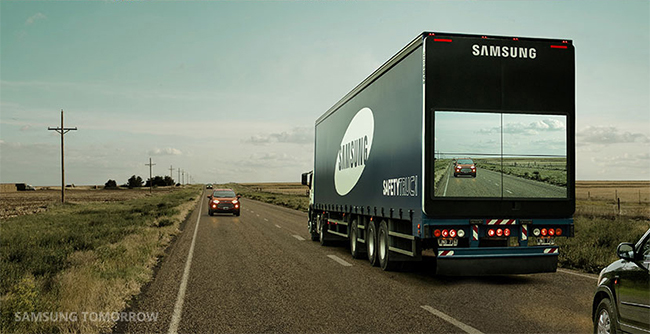 Samsung Transparent Truck