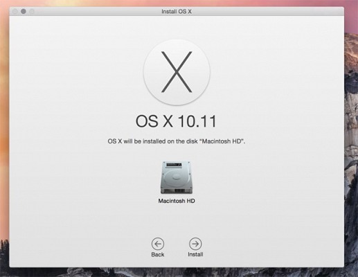 OS X EI Capitan Beta