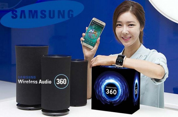 Samsung 360 degree wireless speakers