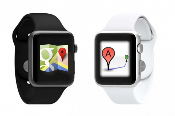 Apple Watch with Google Maps app