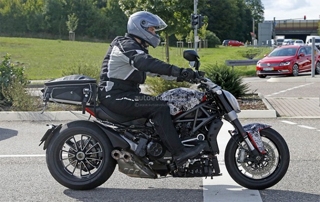 ducati diavel spotted
