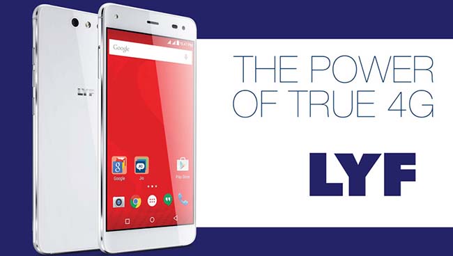 Reliance LYF brand smartphone