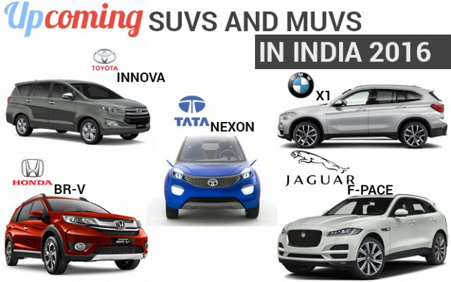 Upcoming SUVs and MUVs in India 2016