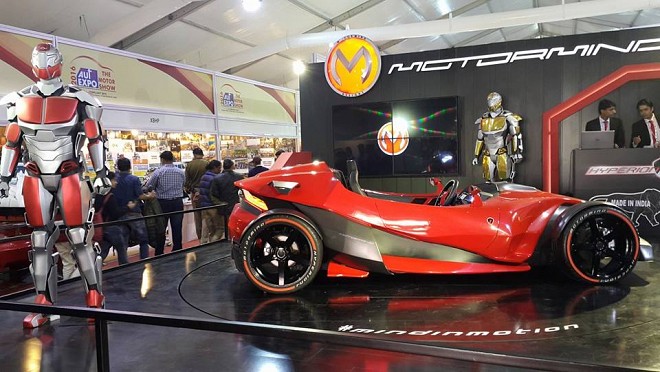 Motormind Hyperion1 Roadster Concept Displayed at Auto Expo
