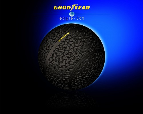 Goodyear unveils awesome spherical tires of the future