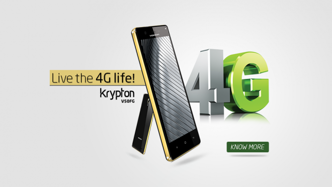 Videocon Launched Krypton V50FG With 4G LTE Support