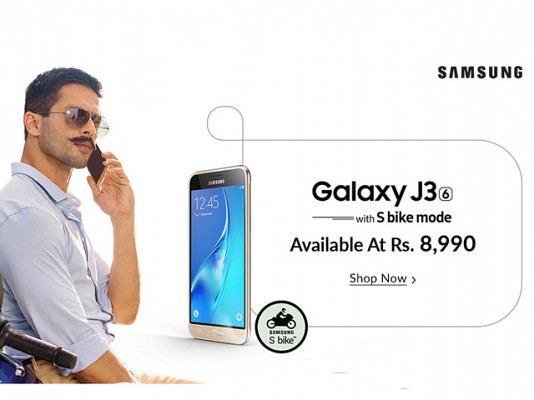 New Samsung Galaxy J3 (6) Launched for INR 8,990