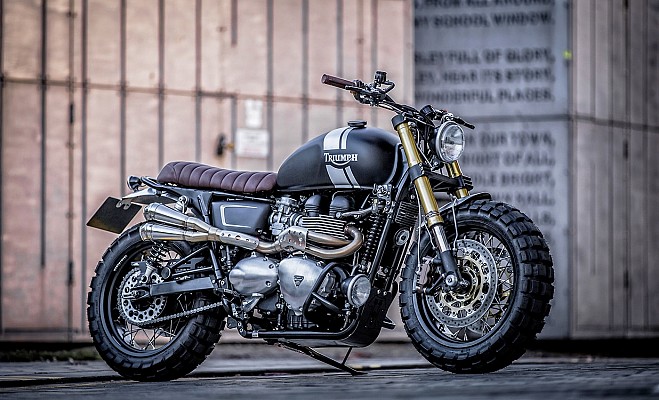 Down and Out Cafe Racers Introduce New Bonneville T100