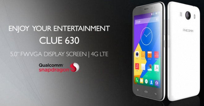 Phicomm Launched Clue 630 Smartphone For INR 3,999
