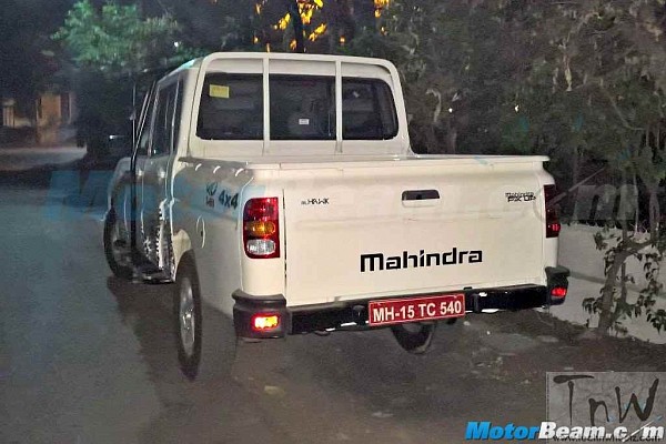 2016 Mahindra  Scorpio Getaway Test Mule Rear
