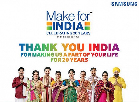 Samsung with its Make for India Celebrations