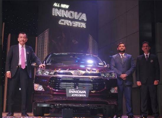 Toyota Innova Crysta Launched in Mumbai