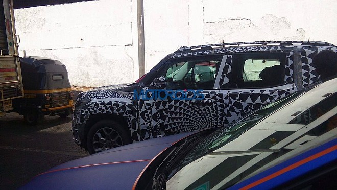 Jeep Renegade Spotted Testing in Mumbai