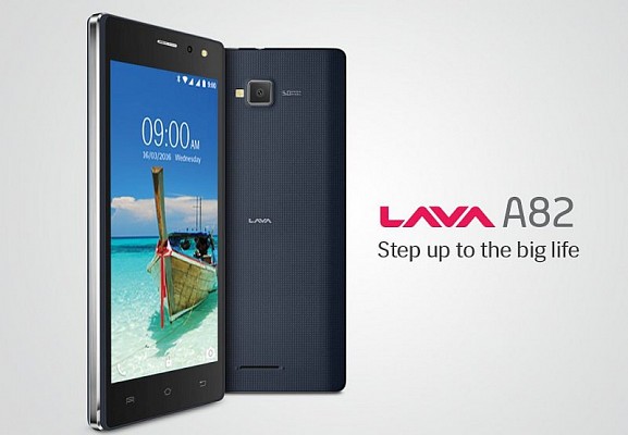 Lava Unveiled A82 Smartphone With 5-Inch Display For INR 4,549