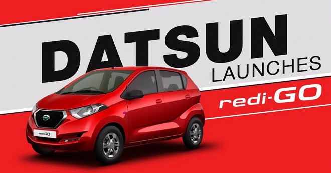 Datsun Redi Go Launched in India at INR 2.38 Lakhs 