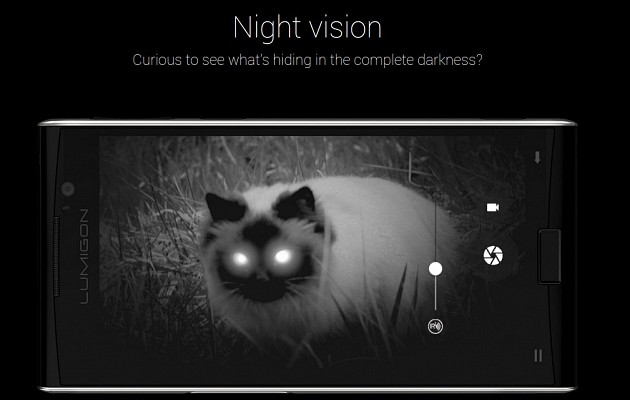 Lumigon T3: World's First smartphone With Night Vision Camera
