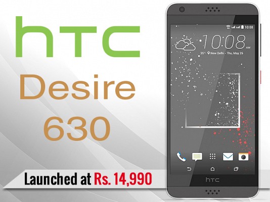 HTC Desire 630 becomes available for INR 14,990 in India