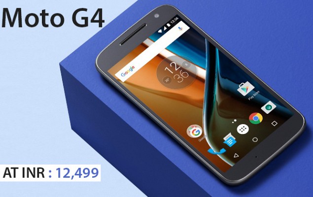 Motorola G4 gets launched for INR 12,499 in India