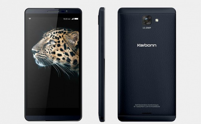 Karbonn Quattro L55 HD listed On its Official Website