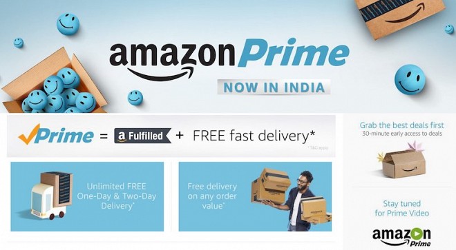 Amazon Prime Services Launched In India