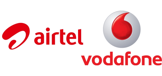 Airtel and Vodafone Logo