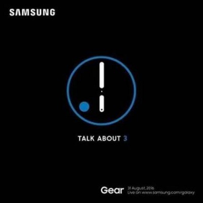 Samsung to Launch its Gear S3 Smartwatch on August 31 