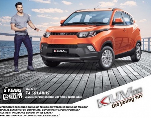 Mahindra KUV100 comes with various exciting offers across India in this festive season.