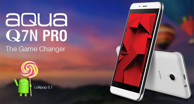 Intex Aqua Q7N Pro launched for Rs 4,299