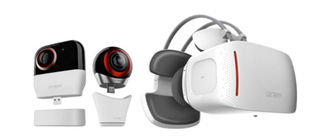 Alcatel VR Headset Called Vision and Alcatel 360 Camera