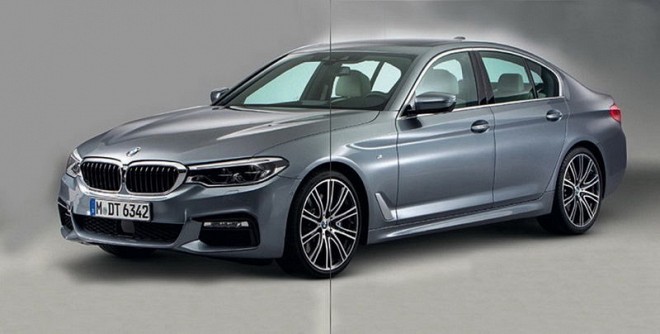 2017 BMW 5 Series Front Profile Leaked Image