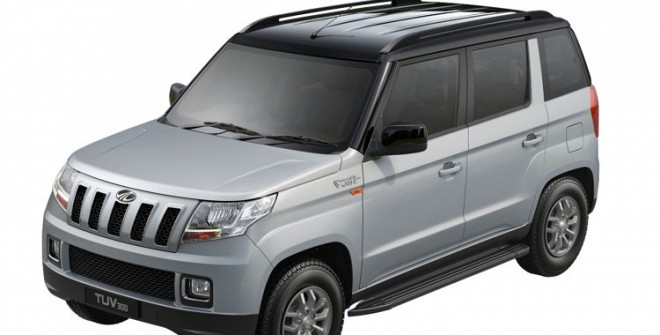 Mahindra redesigns the TUV300 by Silver-Black color shade and price tag increased by INR 15,000