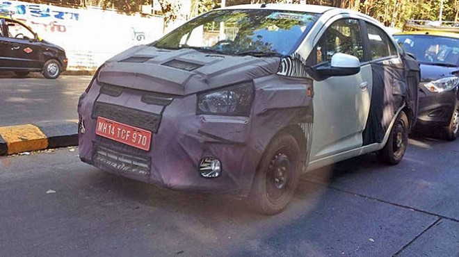Chevrolet Essentia Spied Testing in India; Launch in 1H2017