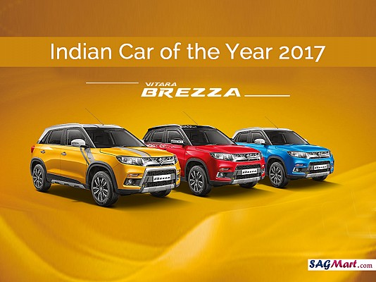 Maruti Vitara Brezza Wins Indian Car of the Year 2017