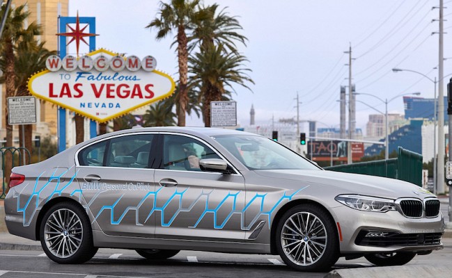 Bmw 5-series Self-driving Prototype at CES 2017