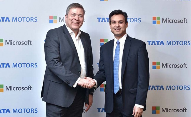 Tata Motors And Microsoft Shake Hands to Redefine the Futuristic Car Experience