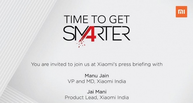 Xiaomi India press invite
